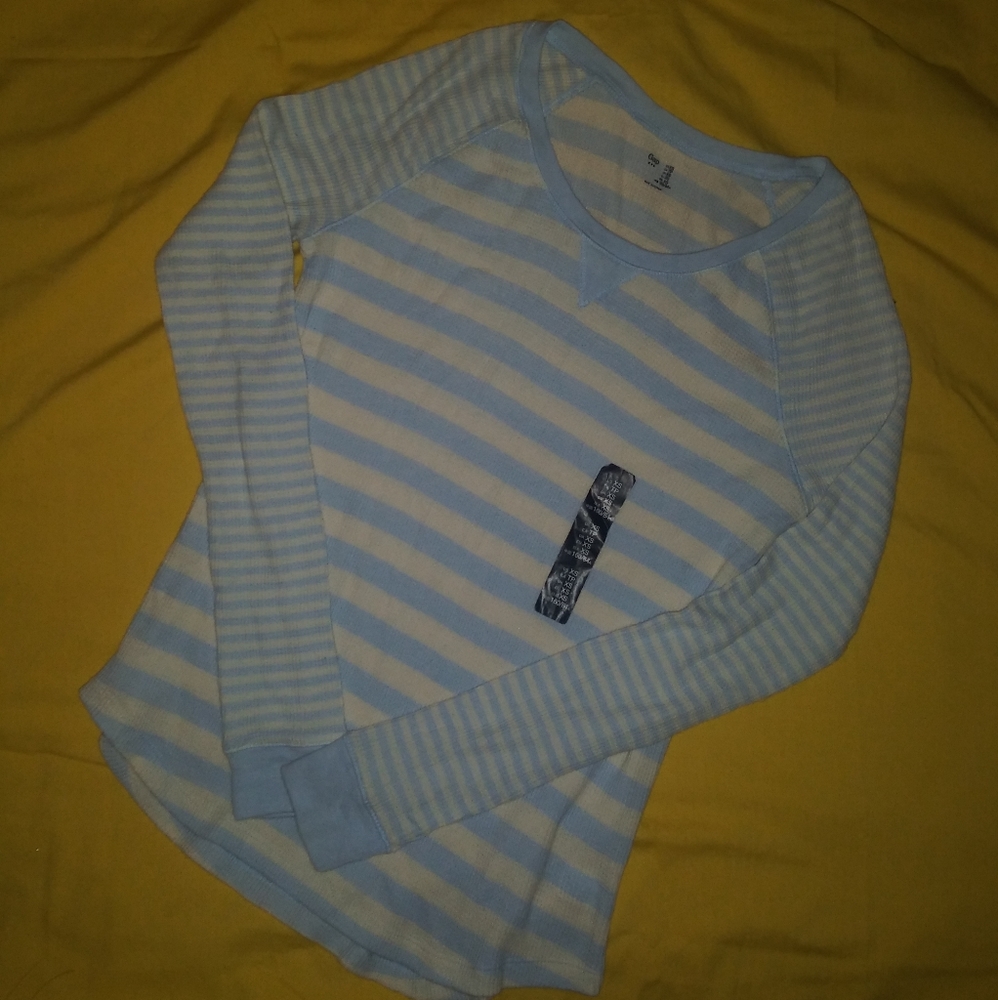 🆕GAP | Thermal Raglan Long Sleeve Shirt XS
